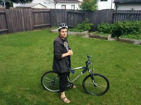 Charles is Back on His Bike!