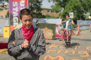 Community fun during an outing - Group Homes in Edmonton for disabled youth