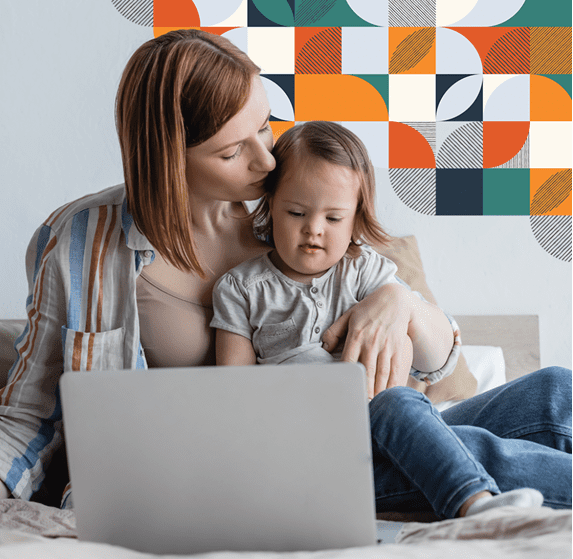 Child practicing speech exercises with specialist in respite care setting